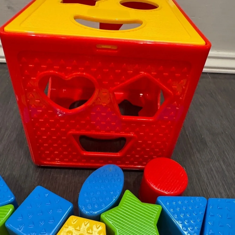Colorful Shape Sorting Cube for Kids Infants Toddlers